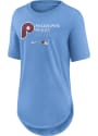 Philadelphia Phillies Womens Nike Weekend T-Shirt - Light Blue