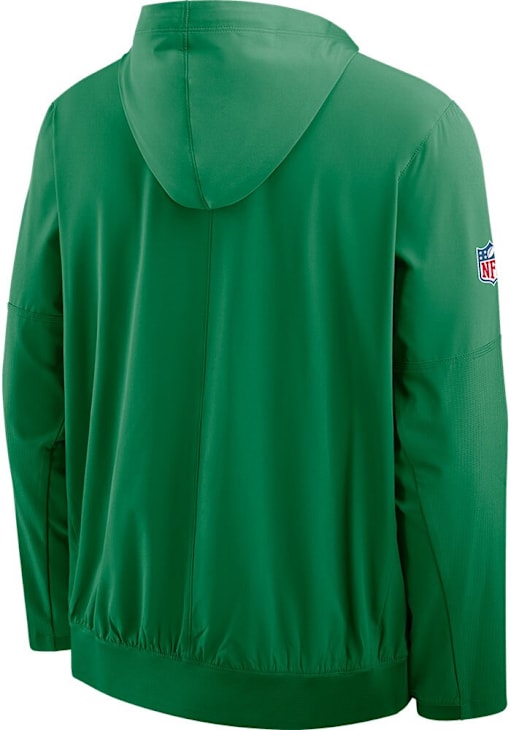 Nike Philadelphia Eagles Mens Kelly Green Sideline Anorak Pullover Jackets