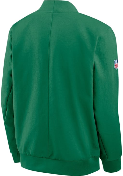 Nike Philadelphia Eagles Mens Kelly Green Sideline Bomber Medium Weight Jacket
