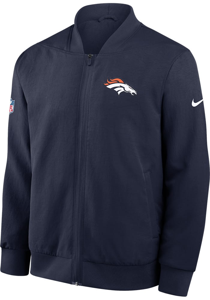 Nike Denver Broncos ウォームアップジャケット Men's Nike Anthracite Denver Broncos Sideline Standard Issue