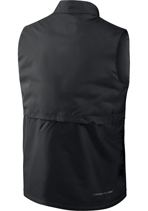 Nike Kansas City Chiefs Mens Black Sideline Repel Vest Sleeveless Jacket