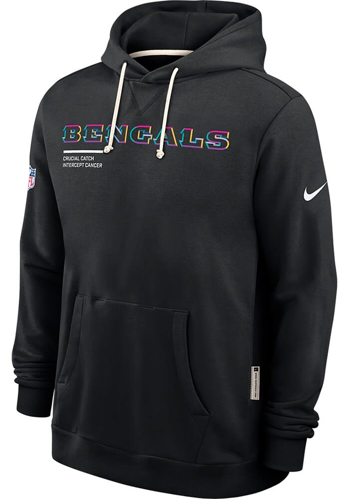 Nike Cincinnati Bengals Mens BLACK Crucial Catch Hoodie - 173227178