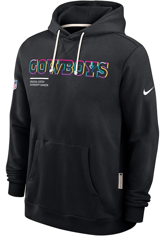 Nike Dallas Cowboys Mens BLACK Crucial Catch Hoodie - 173227180