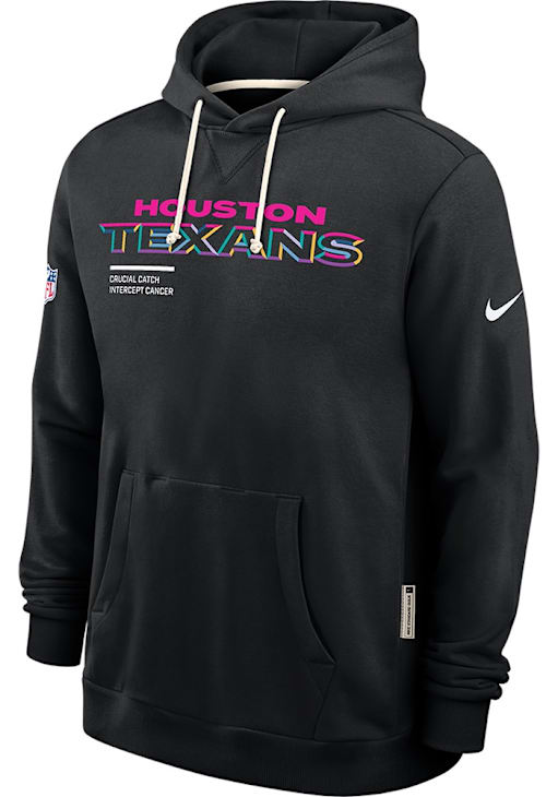 Nike Houston Texans Mens BLACK Crucial Catch Hoodie 173227186