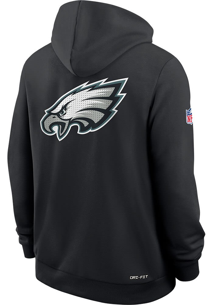 Nike Philadelphia Eagles Mens BLACK Sideline Full Zip - 173227282