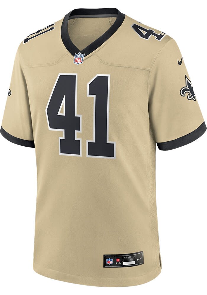 Alvin Kamara New Orleans Saints GOLD Alt Game Jersey - 173227584