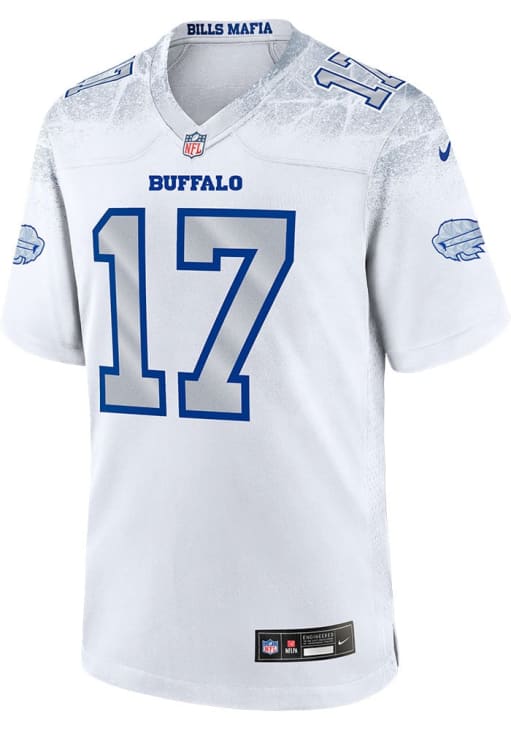 Josh Allen  Nike Buffalo Bills White Alt Game Football Jersey