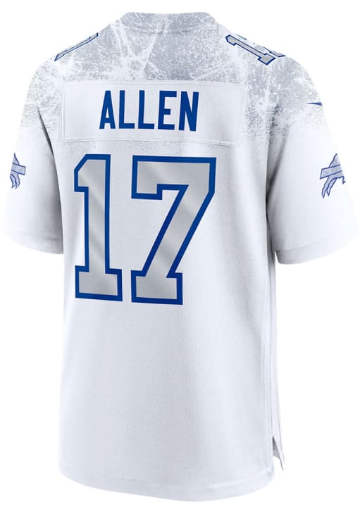 Josh Allen  Nike Buffalo Bills White Alt Game Football Jersey