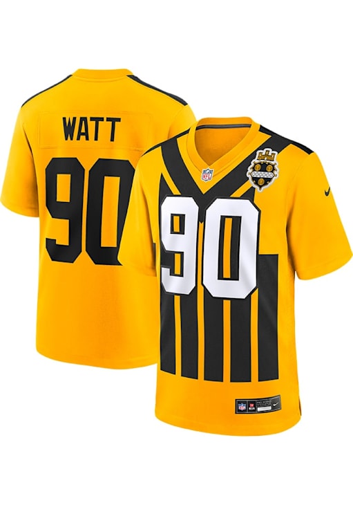 TJ Watt Pittsburgh Steelers GOLD Alt Game Jersey 173227613