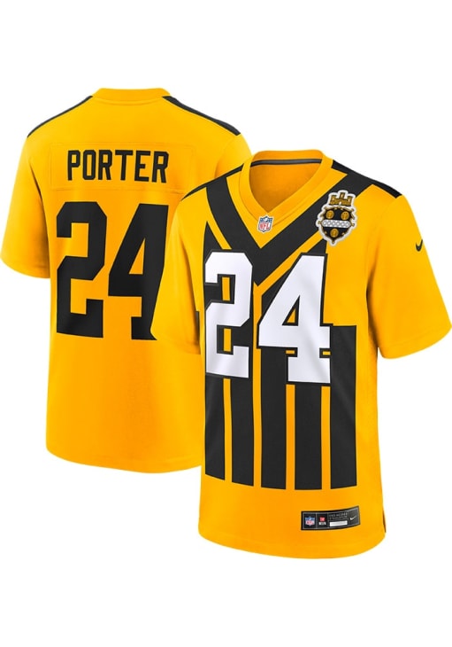 Joey Porter Jr Pittsburgh Steelers GOLD Alt Game Jersey 173227615