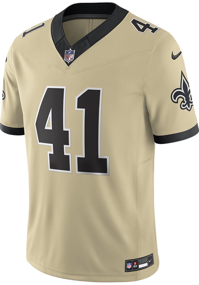Alvin Kamara New Orleans Saints Mens GOLD Alt Limited Football