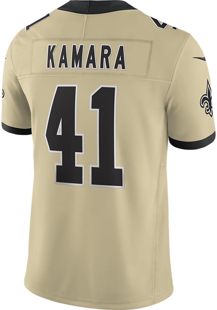 Alvin Kamara New Orleans Saints Mens GOLD Alt Limited Football