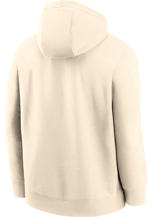 Nike North Carolina Tar Heels Mens Natural Club Fleece Long Sleeve Hoodie