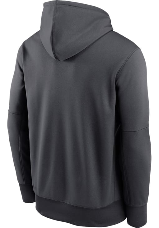 Nike Men's Dallas Cowboys Wordmark Therma-FIT Grey Pullover Hoodie