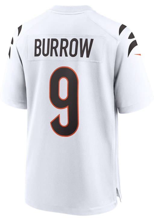 Joe Burrow Cincinnati Bengals Road Game Jersey - White