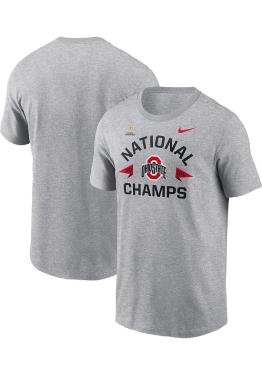 Fairfield Knights Screen Print Crew Grey