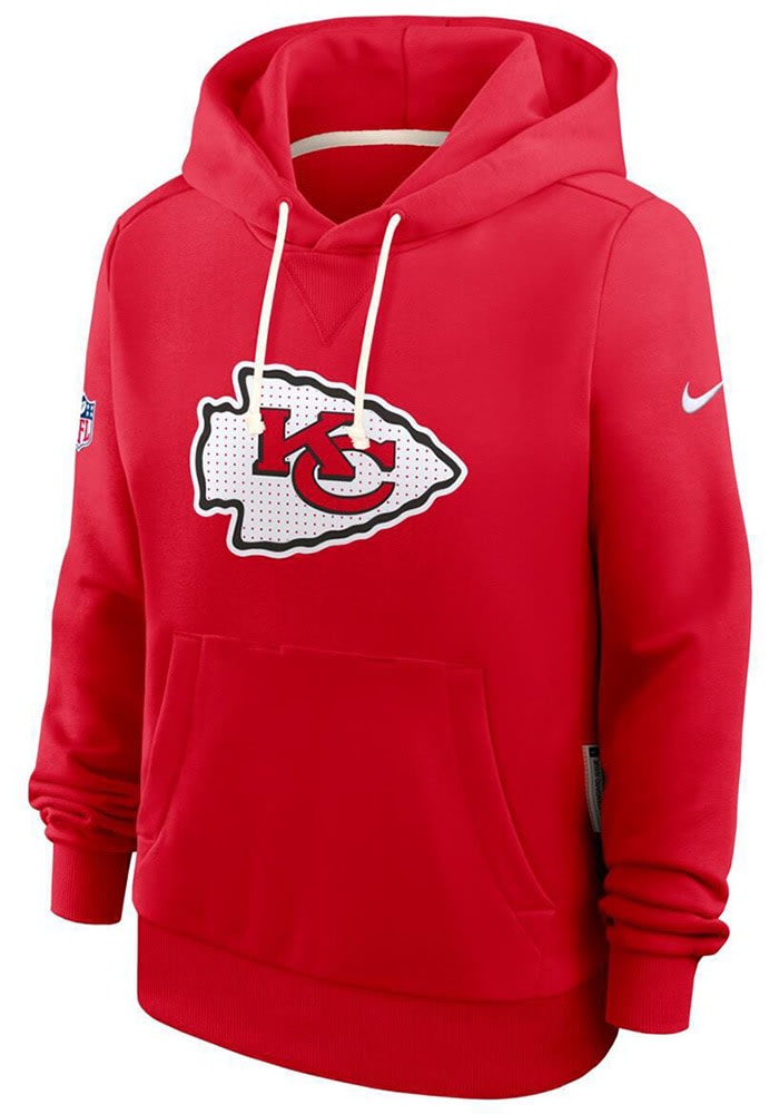 ladies red nike hoodie