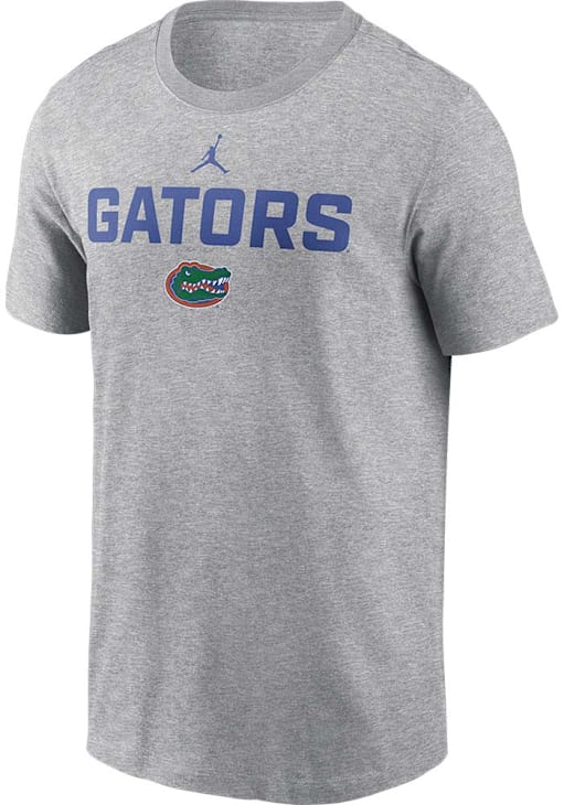 Nike Florida Gators HEATHER GREY Jordan Hit Short Sleeve T Shirt
