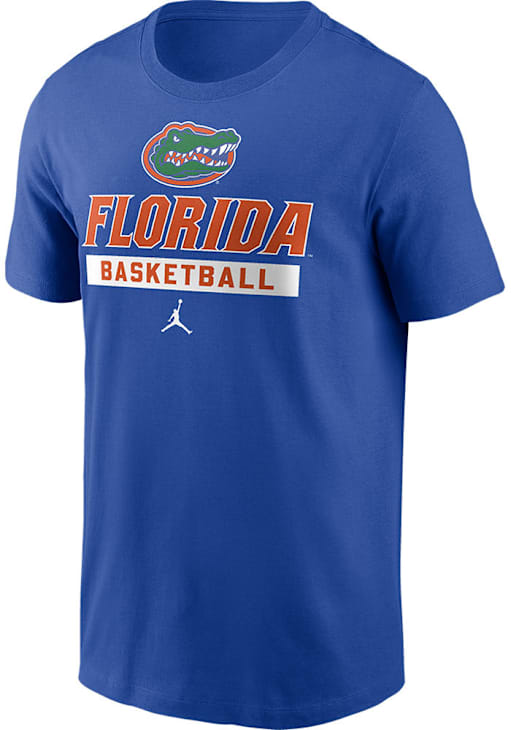 Nike Florida Gators ROYAL Jordan Basketball Short Sleeve T Shirt