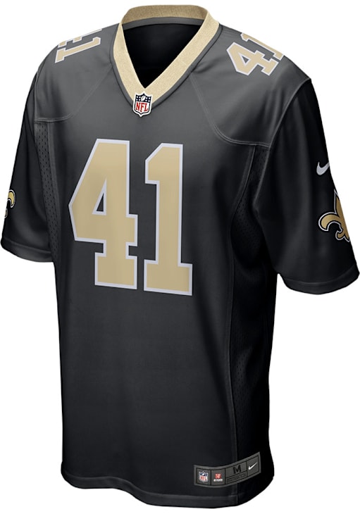 Alvin Kamara New Orleans Saints BLACK Home Game Jersey 17323035