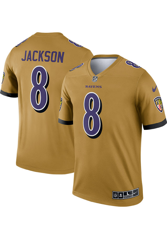 Lamar jackson jersey hot sale black and gold