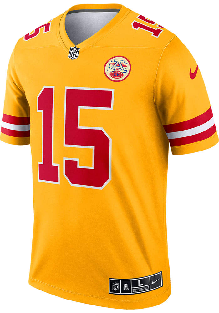 Yellow store chiefs shirt