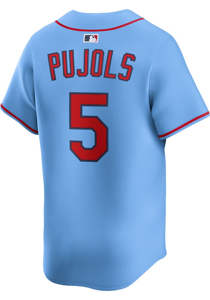 Albert Pujols St Louis Cardinals Mens LIGHT BLUE Alt Limited