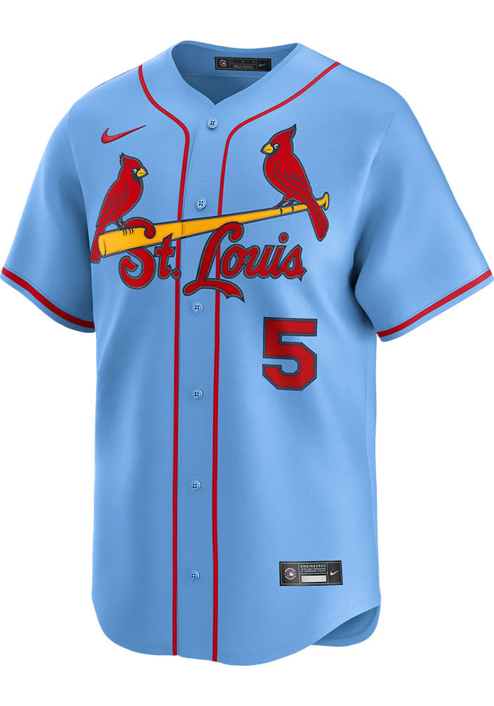 Albert Pujols St Louis Cardinals Mens LIGHT BLUE Alt Limited