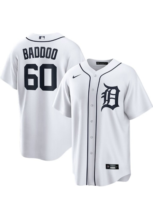 Akil Baddoo Detroit Tigers Mens Replica Home Jersey - White