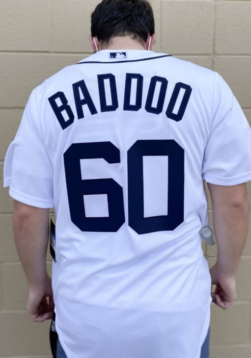 Akil Baddoo Detroit Tigers Mens Replica Home Jersey - White
