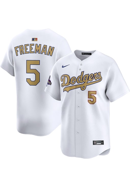Freddie Freeman Nike Los Angeles Dodgers Mens White 2024 World Series Champions Limited Baseball J..