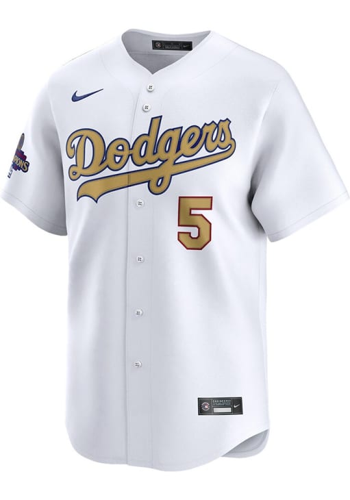 Freddie Freeman Nike Los Angeles Dodgers Mens White 2024 World Series Champions Limited Baseball J..