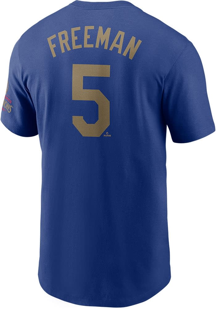 LA Dodgers ユニフォーム Freeman ワールドシリーズ優勝2024 Men's Los Angeles Dodgers Freddie Freeman Fanatics Black