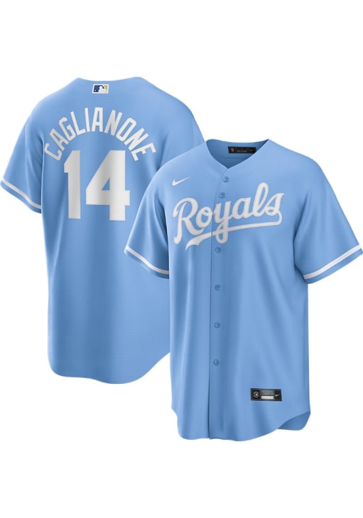 Jac Caglianone Kansas City Royals Mens Replica Alt Jersey - Light Blue