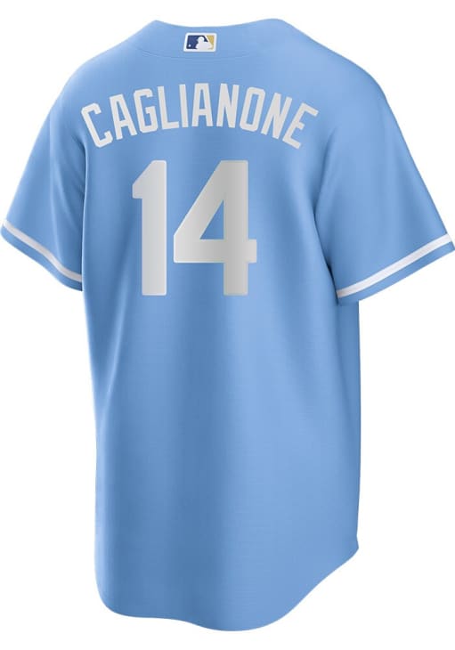 Jac Caglianone Kansas City Royals Mens Replica Alt Jersey - Light Blue
