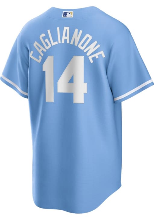 Jac Caglianone Kansas City Royals Mens Replica Alt Jersey - Light Blue