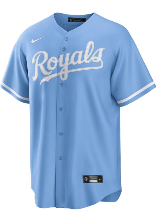 Jac Caglianone Kansas City Royals Mens Replica Alt Jersey - Light Blue