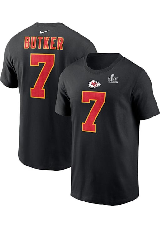 Harrison Butker Kansas City Chiefs BLACK 2024 Super Bowl