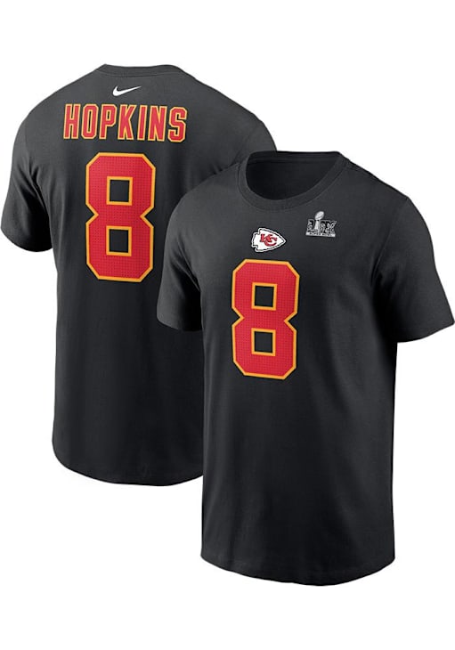 DeAndre Hopkins Kansas City Chiefs BLACK 2024 Super Bowl