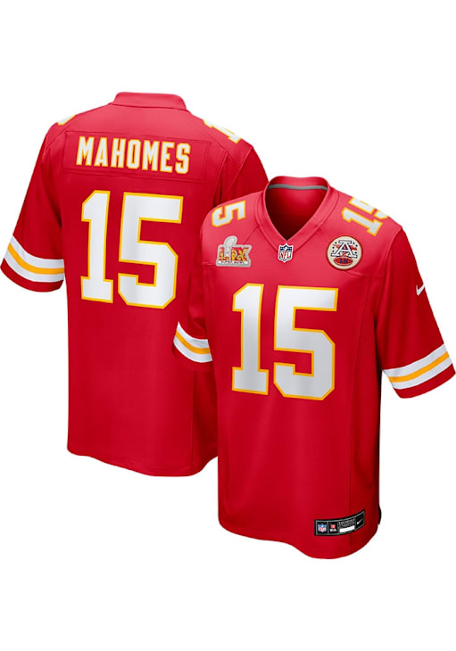Patrick Mahomes Kansas City Chiefs Red 2024 Super Bowl Participant
