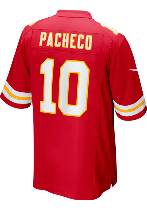 Isiah Pacheco  Nike Kansas City Chiefs Red 2024 Super Bowl Participant Football Jersey