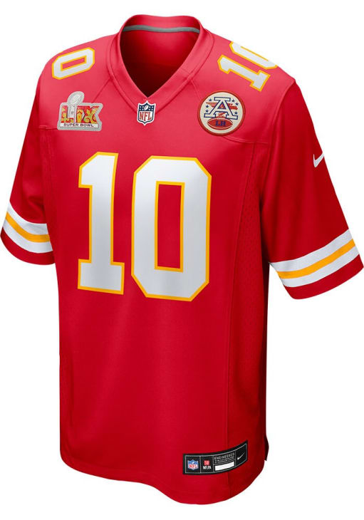 Isiah Pacheco  Nike Kansas City Chiefs Red 2024 Super Bowl Participant Football Jersey