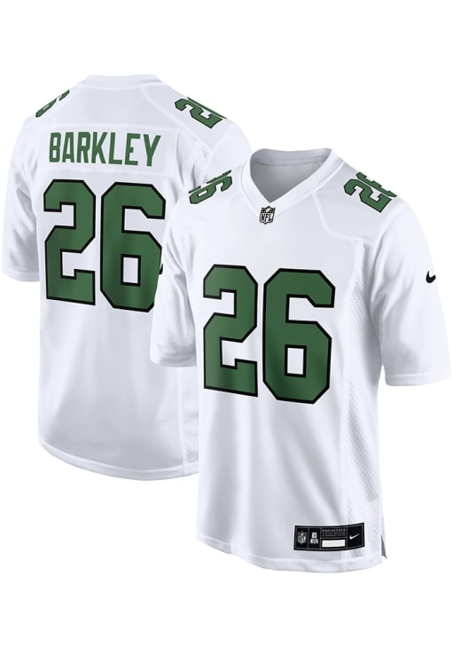 Saquon Barkley  Nike Philadelphia Eagles White Tundra Football Jersey