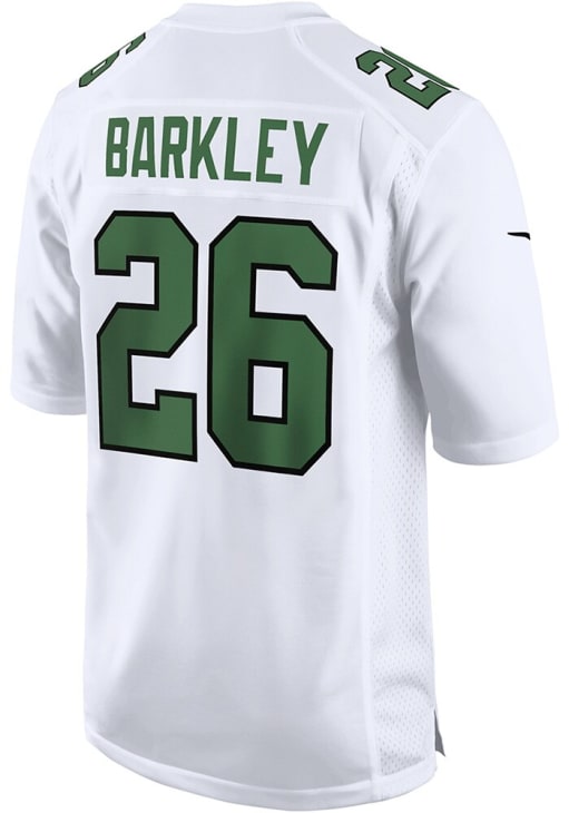 Saquon Barkley  Nike Philadelphia Eagles White Tundra Football Jersey