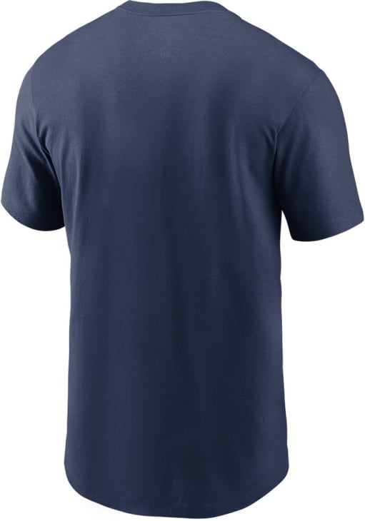 Nike Detroit Tigers Navy Blue Detroit Style Short Sleeve T Shirt