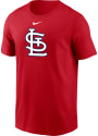 St Louis Cardinals Nike Logo T Shirt - Red