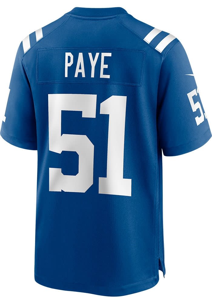 Kwity Paye Indianapolis Colts BLUE Home Game Jersey - 17323344