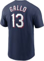 Joey Gallo Texas Rangers Nike Name Number T-Shirt - Navy Blue