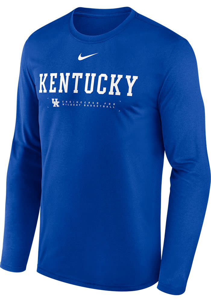 Nike Kentucky Wildcats ROYAL DriFIT Legend Shooting Long Sleeve T
