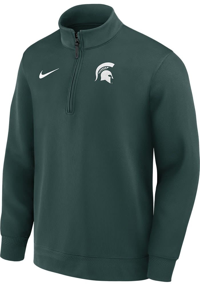 Nike Mens DARKGREEN Michigan State Spartans DriFIT Coaches Long